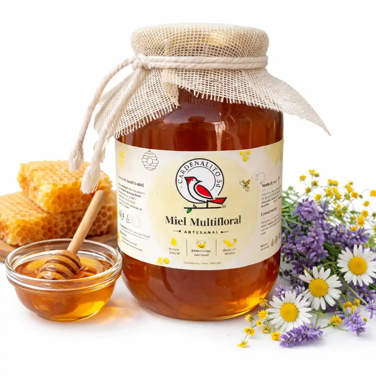 Miel Multifloral Pura y Artesal