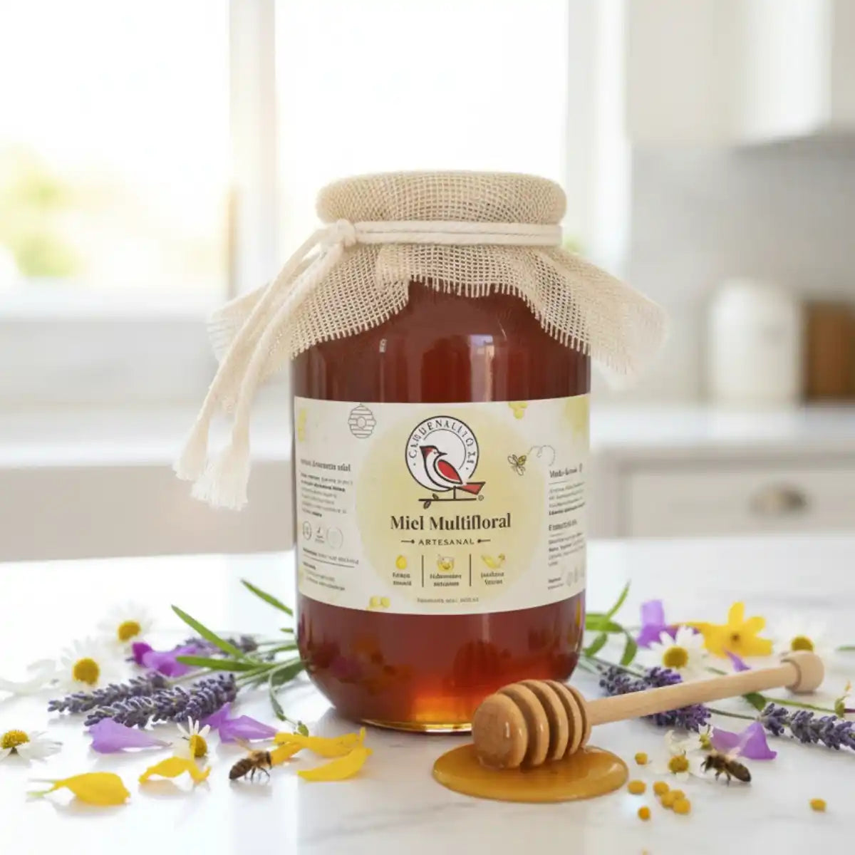 Miel Multifloral Pura y Artesal