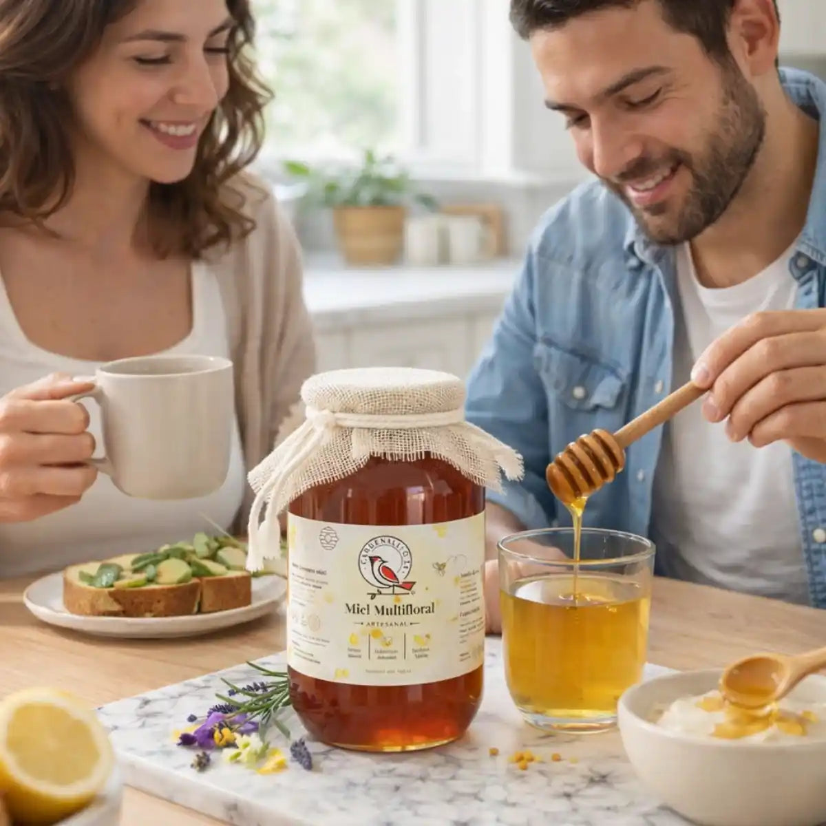 Miel Multifloral Pura y Artesal